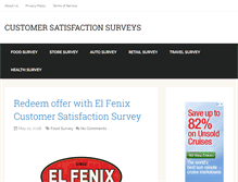 Tablet Screenshot of customersatisfactionsurveys.org